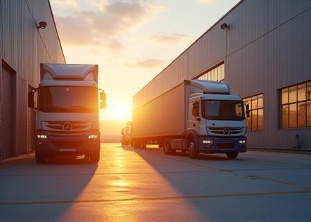 Manufacturing facility with logistics coordination
