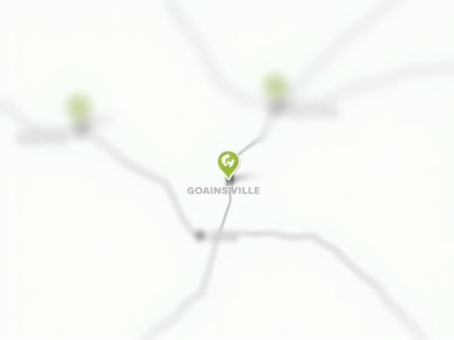 Map showing Young World Logistics Gainesville location relative to Southeast major cities